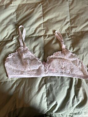Sheer White Lace Bralette